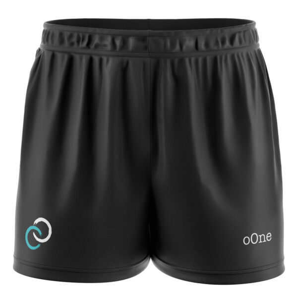 o0ne_SC-ASP-C-001_Multi-Use_Sports_Shorts_3D_FRONT_v1.0_BLACK